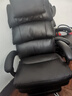 得力（deli）真头层牛皮老板椅 三段式靠背带脚托可躺午休椅 头枕可拆卸 91020 实拍图
