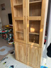 裕乡全实木书柜书架落地置物架客厅带玻璃门储物柜组合多层大容量书橱 【带柜门A款】80*200*32cm 实拍图