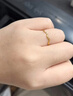周六福5G工艺波纹戒黄金戒指女生日礼物计价AW015681 13号 约0.64g 实拍图