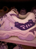 斐乐（FILA） 官方女鞋FLUID 5猫爪休闲鞋时尚复古运动鞋女鞋老爹鞋 奶白/浪漫紫-GO 36.5 实拍图