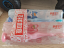 舒客宝贝儿童牙刷套装护齿细毛软毛小刷头2-3-6-12岁底部带吸盘设计4支装 实拍图