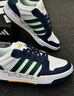 adidas ENTRAP美式校园风运动少年感复古篮球风板鞋男女阿迪达斯   白色/绿色/蓝色   40 实拍图