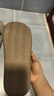 京东京造【抗菌皮纹拖】eva软弹家居防臭浴室新款拖鞋 灰褐色 40-41 实拍图