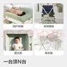 babycare尿布台多功能可折叠新生儿护理台抚触洗澡便携婴儿床-温特绿 实拍图