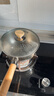 神田日本雪平锅不锈钢小奶锅热奶锅煮面泡面锅宝宝婴儿辅食锅进口汤锅 雪平锅（含玻璃盖+蒸格） 20cm 实拍图