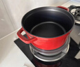 苏泊尔 SUPOR 珐琅锅汤锅24cm铸铁锅炖锅酒红ET24MF01-R  实拍图