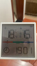 绿林温湿度计室内家用高颜值86盒时钟创意装饰婴儿房湿度表高清超大屏 实拍图