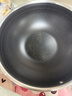 炊大皇 炒锅 304不锈钢炒菜锅煎锅 平底不粘炒锅32cm 可立可视盖不挑灶 实拍图