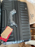 漫游铝框行李箱男万向轮旅行箱包大容量拉杆箱登机箱子密码箱女 曜石黑2026高颜值焕新版 28英寸 拓博尔轻音轮需托运 实拍图