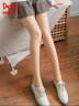 猫人25年新品【加绒加厚光腿神器】女士打底裤袜保暖踩脚肉色连裤袜 实拍图