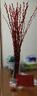 花行榜鲜枝年宵花卉 精品A级红色银柳80cm高30枝+灯笼2个+挂件源头直发 实拍图
