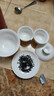 八千行盖碗茶杯三才泡茶三件套装白瓷羊脂玉功夫茶器具一人用不烫手杯子 实拍图