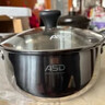 爱仕达（ASD）汤锅 304不锈钢小蒸锅 带蒸屉炖煮锅 20CM燃气电磁炉通用奶锅B1-Z 实拍图