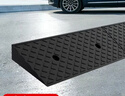 百舸 台阶斜坡垫 门槛马路牙子路沿坡三角阶梯垫 汽车爬坡上坡垫 100*15*4 全黑橡塑款 CW504253 实拍图