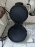 扬子家用一人用电饼铛小型迷你小尺寸烙饼锅25cm煎包机烤肉锅三明治早餐机宿舍双面加热煎饼锅电煎锅 黑色25cm口径 实拍图