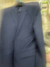 罗蒙西服套装男士商务修身西装男职业正装小西服新郎伴郎结婚礼服外套 藏青双扣【西服+西裤+衬衫】 3XL /185【145-160斤】+7件礼品 实拍图
