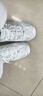 斯凯奇（Skechers）女鞋夏季小白鞋蕾丝休闲运动熊猫鞋黑色增高厚底老爹鞋11959 白色/WHT 39.5 尺码偏大，建议选小半码 实拍图