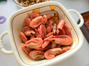 鲜京采带籽北极甜虾 净重3斤/盒 135-195只 解冻即食 年货礼盒 实拍图