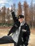 NEW OR MODE美式高街刺绣棒球服外套男士春季新款潮牌宽松休闲情侣夹克衫上衣 黑色【高品质】 XL 【建议125-145斤】 实拍图