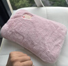 彩虹暖手宝热水袋电热暖手宝暖肚子暖水袋暖脚暖身暖手宝宝充电 粉色 实拍图