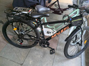 金武端自行车学生12到18岁山地车24寸成年人变速越野单车青少年赛车男女 旗舰辐条轮|磨砂黑 26寸21速 实拍图