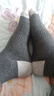 浪莎袜子男士春秋季厚款纯棉中筒100%抗菌防臭棉袜运动冬款全棉男袜 实拍图