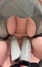 Heekin德国 儿童安全座椅汽车用0-4-12岁婴儿宝宝360度旋转ISOFIX硬接口 尊享粉(遮阳棚+上拉带+侧保护) 实拍图