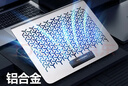 酷睿冰尊（ICE COOREL） 笔记本散热器A10 铝合金电脑桌底座支架桌面增高架手提电脑可调速排风扇散热板适用苹果联想华为 实拍图
