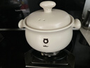 小熊（Bear）砂锅 白墩墩煲汤锅耐高温不开裂 3.2L通用沙锅 宽口炖锅陶瓷锅 实拍图
