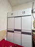 白浅【免费安装】衣柜卧室储物柜子移门衣橱简易推拉门大衣柜 【三门】1.6米主柜+顶柜 实拍图