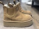 UGG秋季女士休闲舒适纯色厚底雪地靴烟囱时尚切尔西短靴 1134526 CHE | 栗色 37 实拍图