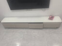 全友家居现代简约电视柜客厅储物柜钢化玻璃台面靠墙落地桌子政府补贴 实拍图