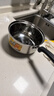 炊大皇 奶锅 304不锈钢小汤锅 18cm 无涂层泡面锅热奶锅 煮奶婴儿辅食锅 实拍图