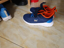 361°儿童运动鞋男女童(3-12岁)防撞鞋头密网休闲跑鞋 蓝 32 实拍图