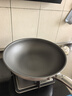 康巴赫炒锅真钛无涂层不粘锅家用食品级316不锈钢炒菜锅电磁炉燃气灶用 【超国标一级不粘】真钛0涂层炒锅 32cm 实拍图