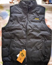 JEEP吉普羽绒马甲男冬季加厚保暖外套男士休闲背心衣服男装 黑色 2XL 晒单实拍图