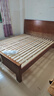 惠寻 京东自有品牌 床新中式全实木实木床1.5米单人床1.8米x2米双人床 床+20cm弹簧床垫 1800mm*2000mm框架结构 实拍图