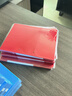 得力5只A4单强力夹+插袋文件夹 加厚诗朗诵签约夹板 试卷资料档案合同夹子办公用品64510红色 实拍图