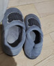 京东京造家居包脚棉拖鞋冬季室内防臭防滑保暖厚底踩屎感男款 灰色42-43 实拍图