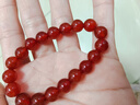 石玥珠宝收藏级8mm红玛瑙手串本命年转运珠水晶玛瑙手链男女士款 实拍图