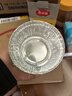 美丽雅锡纸碗杯70只 空气炸锅锡纸盘 蛋挞托布丁模具食品级铝箔烤盘 实拍图