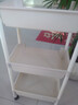 京东物流 书架推车式置物架移动落地储物架简易多层收纳架 3层 【带轮】容量升级 活动 【稳固不晃】 实拍图