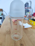 贝亲（Pigeon）玻璃奶瓶宽口径防胀气240ml L号奶嘴 6月+ AA188  实拍图