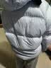 森马（Semir）羽绒服女冬90绒子短款三防花苞帽25高蓬防风连帽外套109725113028 实拍图