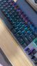 惠普（HP）GK400F机械键盘 办公电竞游戏专用有线 台式机笔记本电脑键盘鼠标套装 【枪色混光 键鼠套装】青轴 USB 实拍图