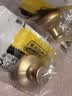 山河工品现代简约北欧金色橱柜鞋柜子手柄衣柜抽屉把手拉手 砂金9008-单孔 实拍图
