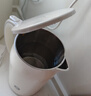 九阳（Joyoung）烧水壶热水壶电水壶1.7L 双层隔热304不锈钢一体无缝 0胶水开水壶K17FD-W160 实拍图