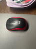 罗技（Logitech）M185鼠标 无线鼠标 办公鼠标 对称鼠标 黑色红边 带无线2.4G接收器 实拍图