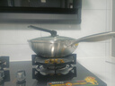 炊大皇 炒锅 304不锈钢炒菜锅煎锅 平底不粘炒锅32cm 可立可视盖不挑灶 实拍图