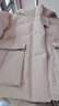 鸭鸭秋冬新品短款羽绒服女加厚连帽面包服宽松保暖韩版泡芙小个子外套 YE4B600765H米色 M （建议110-140斤） 实拍图